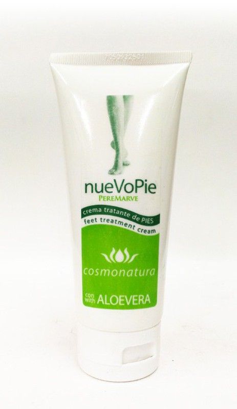 Crema pies Aloe vera hidratante regeneradora grietas, hongos 100ml
