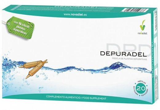 Depuradel 20 ampoules jour et nuit Novadiet