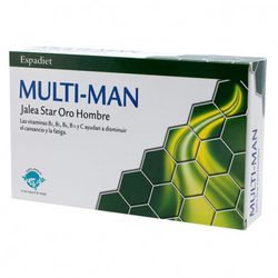 Jalea Multi Man energia Jalea Star Oro Hombre de Espadiet