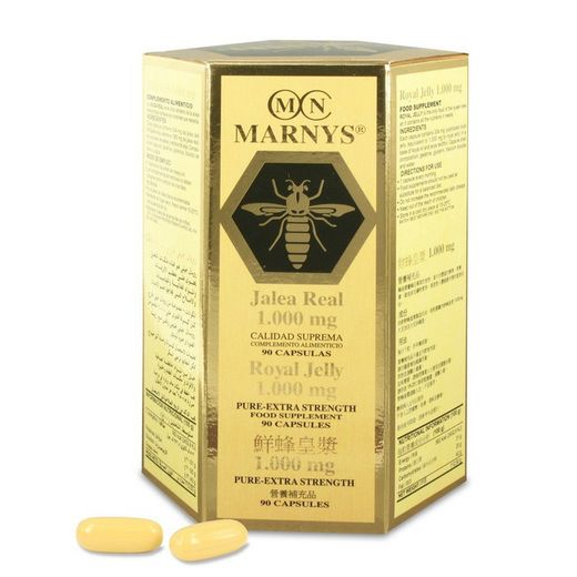 Jalea Real 1000 mg con Lecitina de Marnys 90 cápsulas de 1000 mg