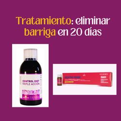 Tratamiento para eliminar barriga en 20 días