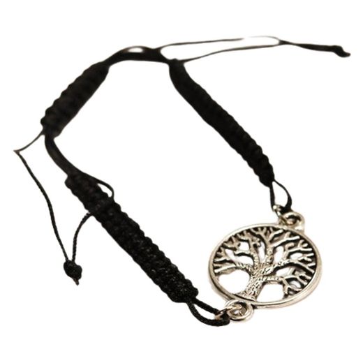 pulseira de couro com A Árvore da Vida