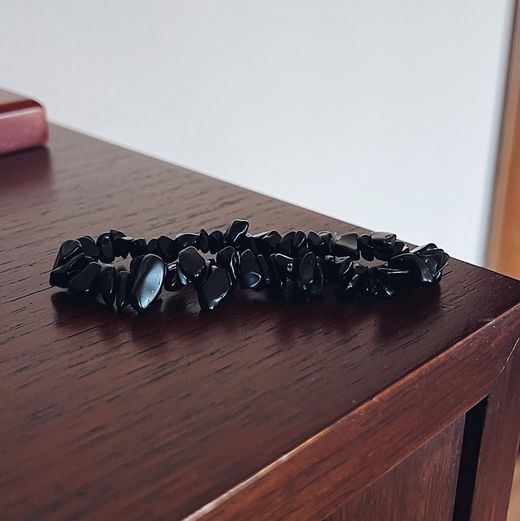 Polsera de pedra Obsidiana