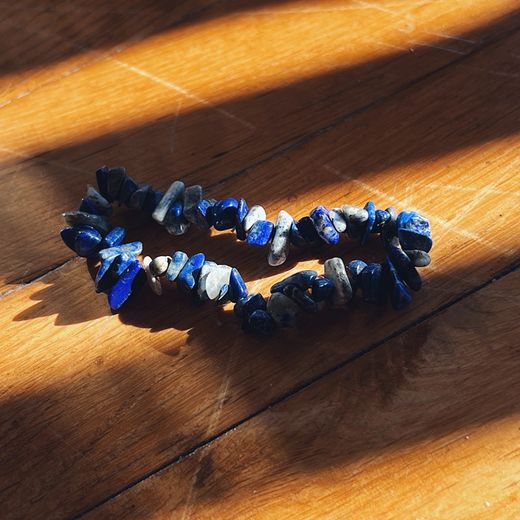 Bracelet en pierre de lapis-lazuli