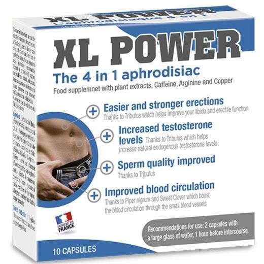 XL Power 10 cápsulas hombre sexo